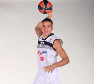 BC Partizan replica jersey for season 2013/2014 - white