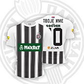 Kids jersey replica FC Partizan for season 23/24 with print 4138