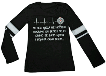 Ženska majica KK Partizan - dug rukav