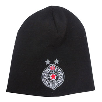 Black winter cap FC Partizan 2035