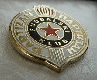 FC Partizan badge in a box-1