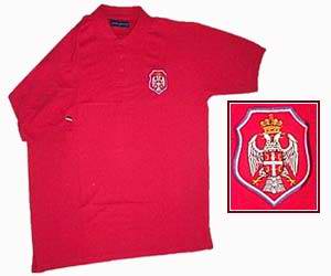 Crvena polo majica `Srbija` Crvena polo majica `Srbija`