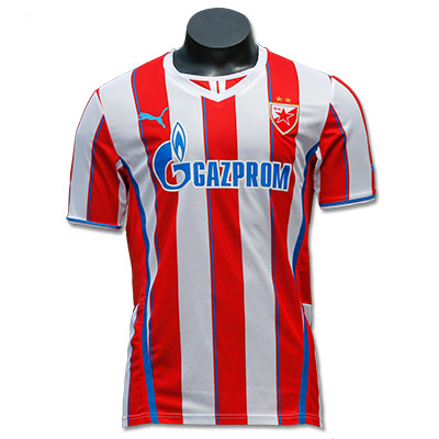 Puma red and white FC Red Star jersey 2013/14