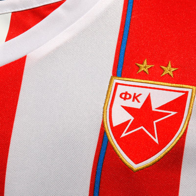 Puma red and white FC Red Star jersey 2013/14-2