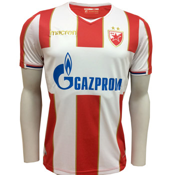 Macron crveno-beli dres Crvene zvezde 2018/19 sa štampom-2