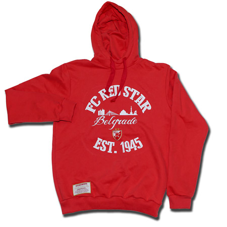 Sweatshirt with hoody FC Red Star Belgrade