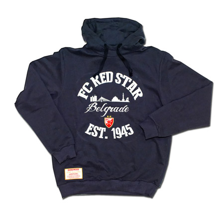 Sweatshirt with hoody FC Red Star Belgrade-2