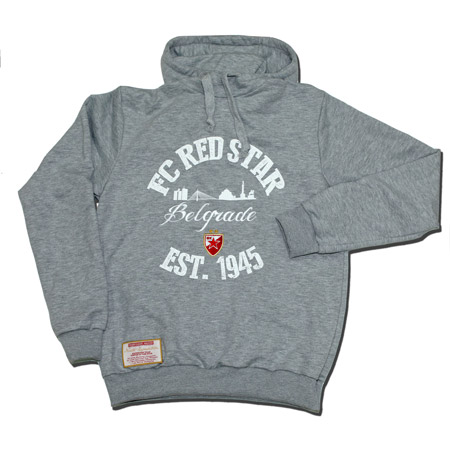 Sweatshirt with hoody FC Red Star Belgrade-1