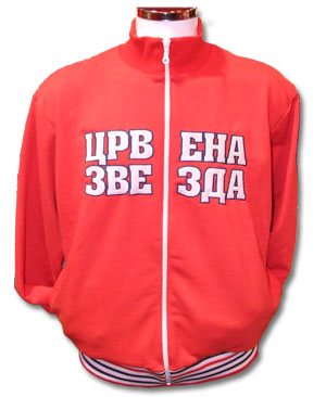 Zip sweat shirt Red Star 07/08-2 Zip sweat shirt Red Star 07/08-2