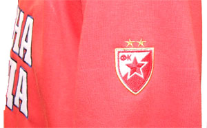 Zip sweat shirt Red Star 07/08-3 Zip sweat shirt Red Star 07/08-3