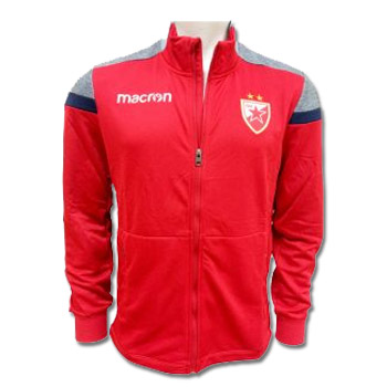 Macron red zip sweatshirt 