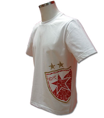 T shirt FC Red Star emblem 08-2 T shirt FC Red Star emblem 08-2