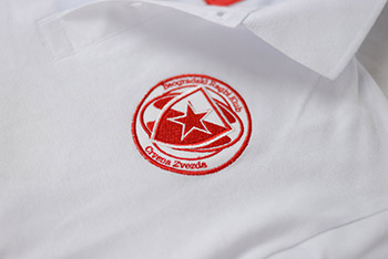 Polo majica Ragbi kluba Crvena zvezda - bela-4
