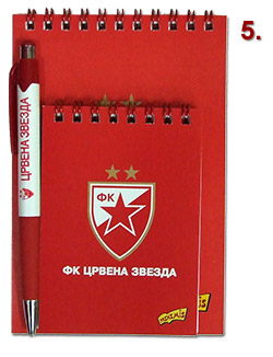 Set blokovi i olovka Crvena zvezda-4