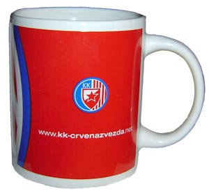 Šolja KK Crvena Zvezda - model 3-1 Šolja KK Crvena Zvezda - model 3-1