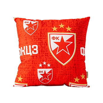 Jastuk Crvena zvezda 40x40cm - FKCZ grb