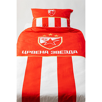 Posteljina Crvena zvezda - crveno-bela-1