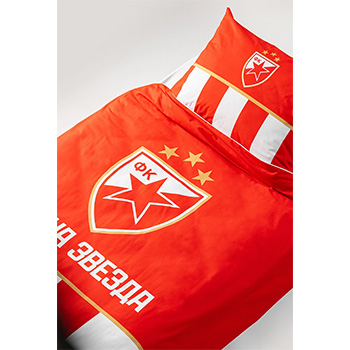 Posteljina Crvena zvezda - crveno-bela-2