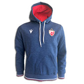 Macron Red Star travel hoodie 19/20 - blue