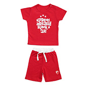 Bebi komplet Crvena zvezda - crveni