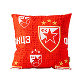 Jastuk Crvena zvezda 40x40cm - FKCZ grb