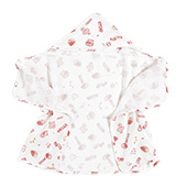 Peškir za bebe sa kapuljačom od muslina Crvena zvezda