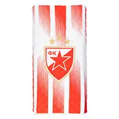 Prekrivač Crvena zvezda 140x200cm - crveno-bele pruge