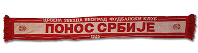 Žakard šal FK Crvena Zvezda model 3