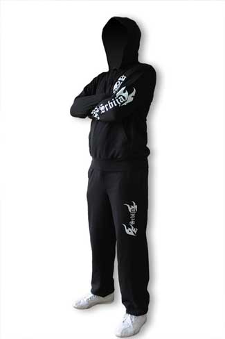 Crna trenerka Srbija - komplet