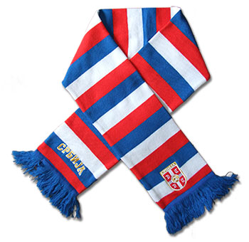 Serbian football team bar scarf