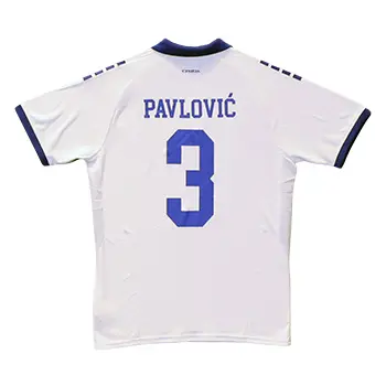 Capelli Sport replika belog dresa fudbalske reprezentacije Srbije 2025/26 - sa štampom Capelli Sport replika belog dresa fudbalske reprezentacije Srbije 2025/26 - sa štampom
