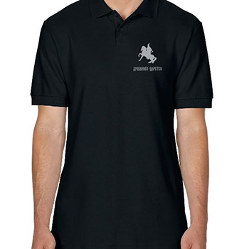 Black polo shirt 