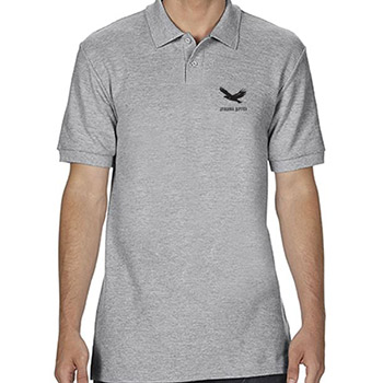 Gray polo shirt 