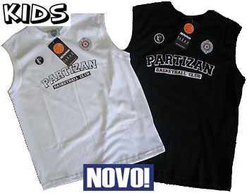 Dečija T shirt KK Partizan - bez rukava