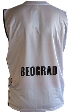 Replica of new Partizan basketball jersey for 2007/08 season -1