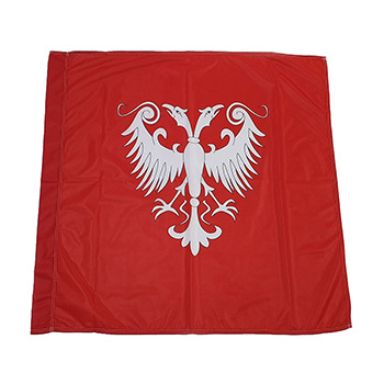 Zastava Nemanjića – poliester crvena 100x100cm