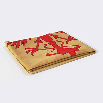 Zastava Nemanjića – poliester zlatna 100x100cm-2