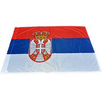 Zastava Srbije – poliester 40x26cm