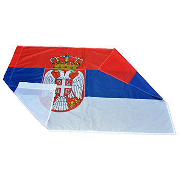 Zastava Srbije – poliester 40x26cm-2