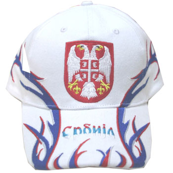 Kačket Srbija tribal - beli Kačket Srbija tribal - beli