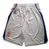 Peak Serbia national basketball team shorts - white