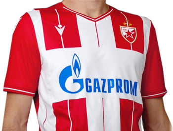 Macron crveno-beli dres Crvene zvezde 2019/2020 sa štampom-3