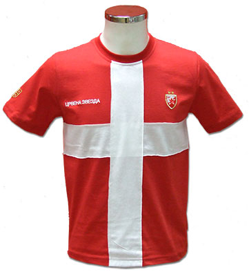 Red Star T shirt cross 08