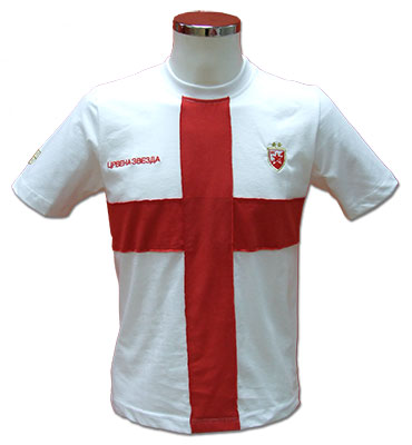 Red Star T shirt cross 08-1
