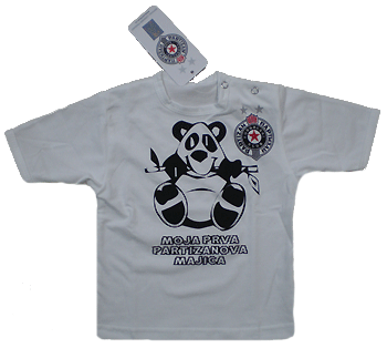 Bebi majica - benka Partizan Bebi majica - benka Partizan