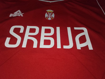 Peak dres košarkaške reprezentacije Srbije sa štampom - crveni-2