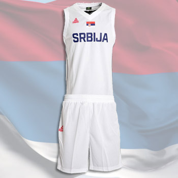 Peak komplet košarkaške reprezentacije Srbije - beli