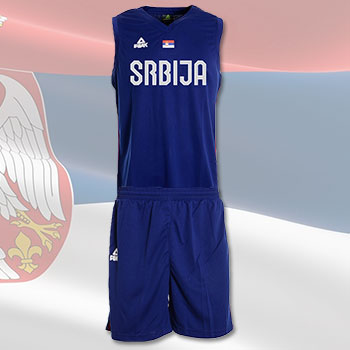 Peak komplet košarkaške reprezentacije Srbije 2022/2023 - plavi