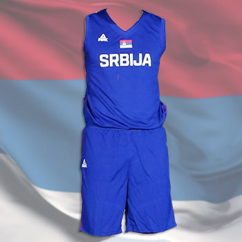 Peak komplet košarkaške reprezentacije Srbije - plavi