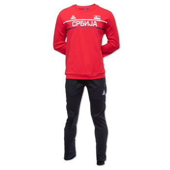 Peak Serbia red-navy national basketball team tracksuit 1906